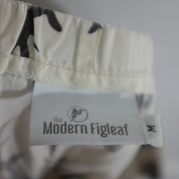 Modern Figleaf Deer Antler Lounge Wear boxer shorts size M 100% cotton - Picture 4 of 6